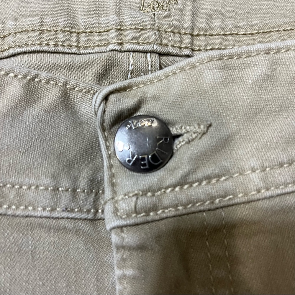 Riders by Lee Khaki Colored jeans; Sz 16W - Picture 5 of 7
